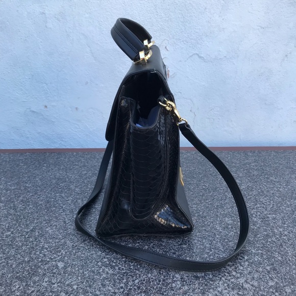 Zac Posen Womens Eartha Iconic Leather Satchel Shoulder Hand Bag Purse. - Picture 3 of 10